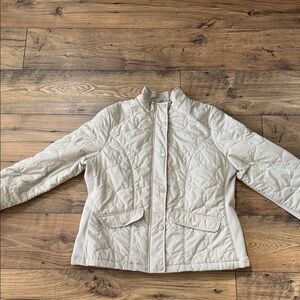 a new day Women's Beige Quilted Puffer Jacket